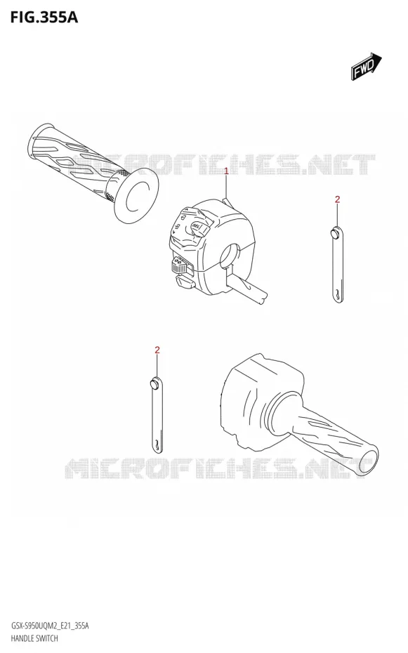 SWITCHES Suzuki MOTO 950 GSX-S 2022  GSX-S950WQM2 (E21)