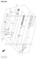 FRONT FORK (GSX S750A) for Suzuki GSX-S 750 2022