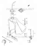 FUEL TANK for Suzuki Autres-modeles 50 2001