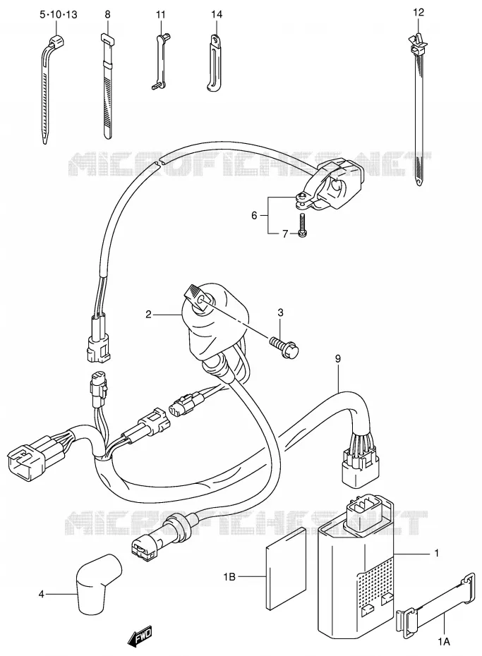 ELECTRICAL (MODEL K1/K2/K3) Suzuki MOTO 125 RM 2005  RM125K5(E3/E28)