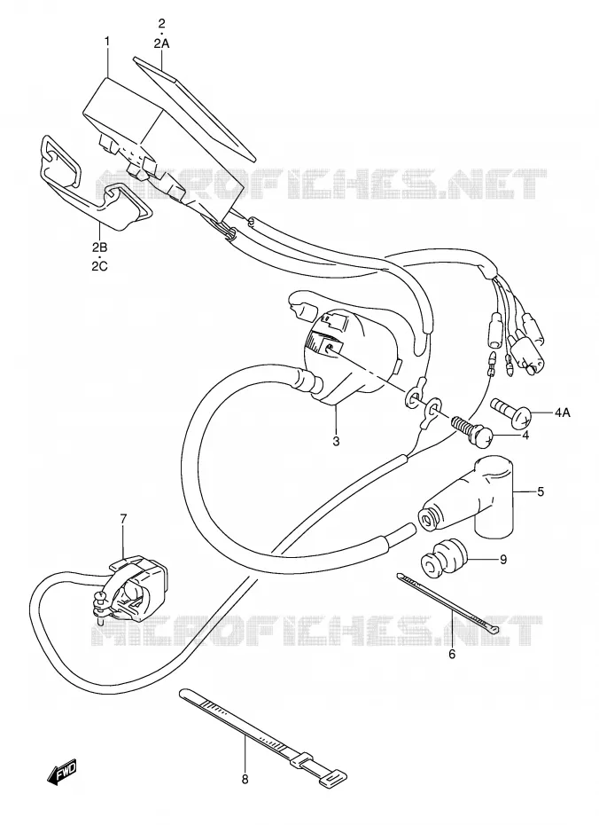 ELECTRICAL Suzuki MOTO 250 RMX 1989  RMX250K(E1)