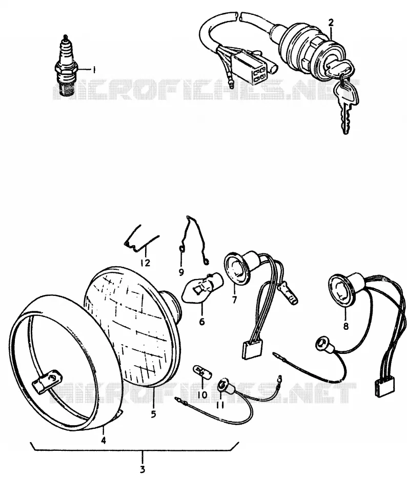 FOR SPECIAL MARKET (E15) Suzuki MOTO 370 SP 1979  SP370N(C/N)