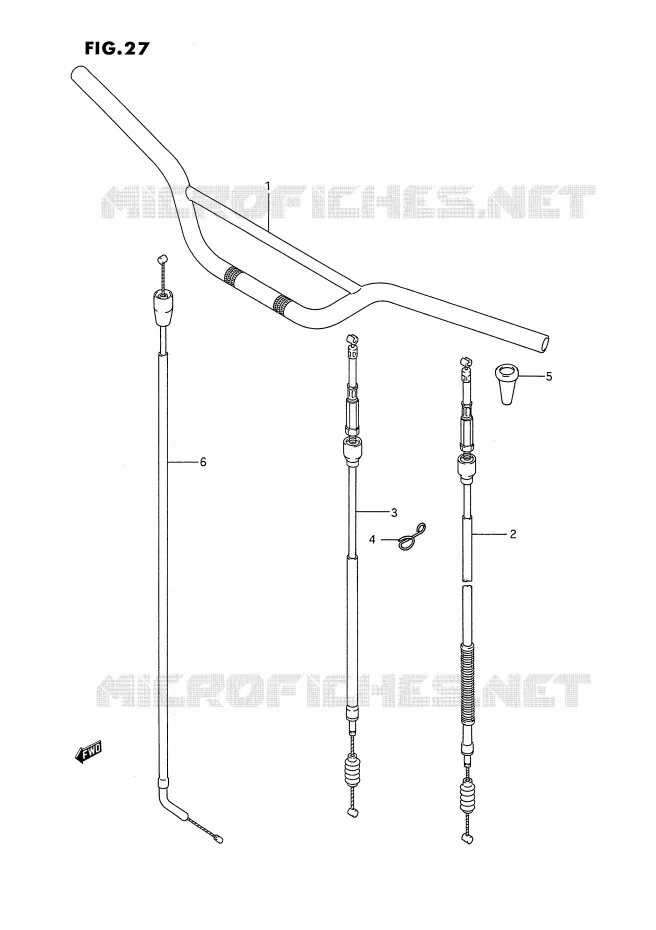 HANDLEBAR Suzuki MOTO 250 RMX 1992  RMX250N(E3)