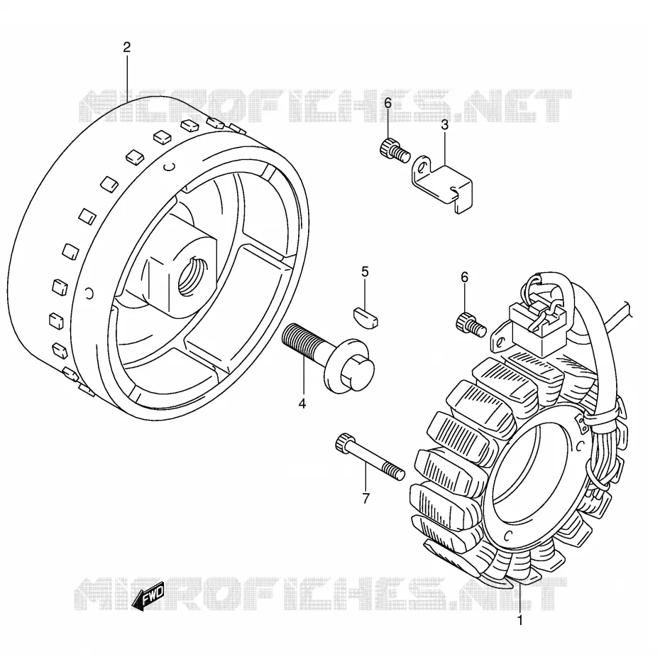 IGNITION Suzuki MOTO 1000 SV 2004  SV1000U1K4(E2)