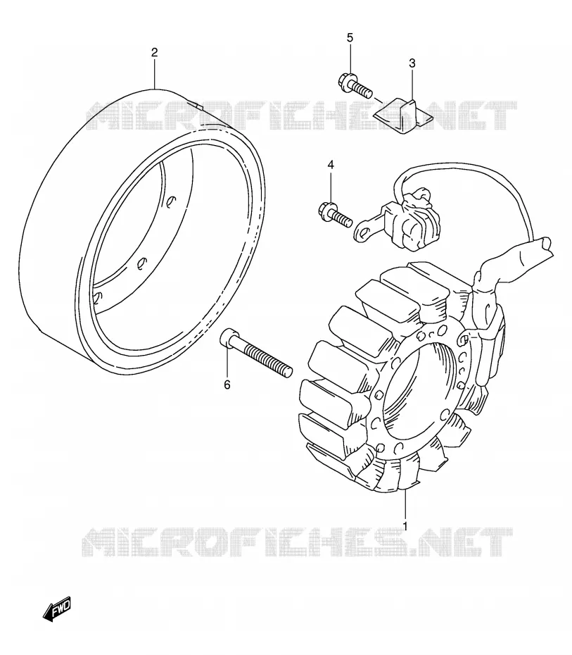 IGNITION Suzuki MOTO 1000 TL-S 2001  TL1000SK1(E2)
