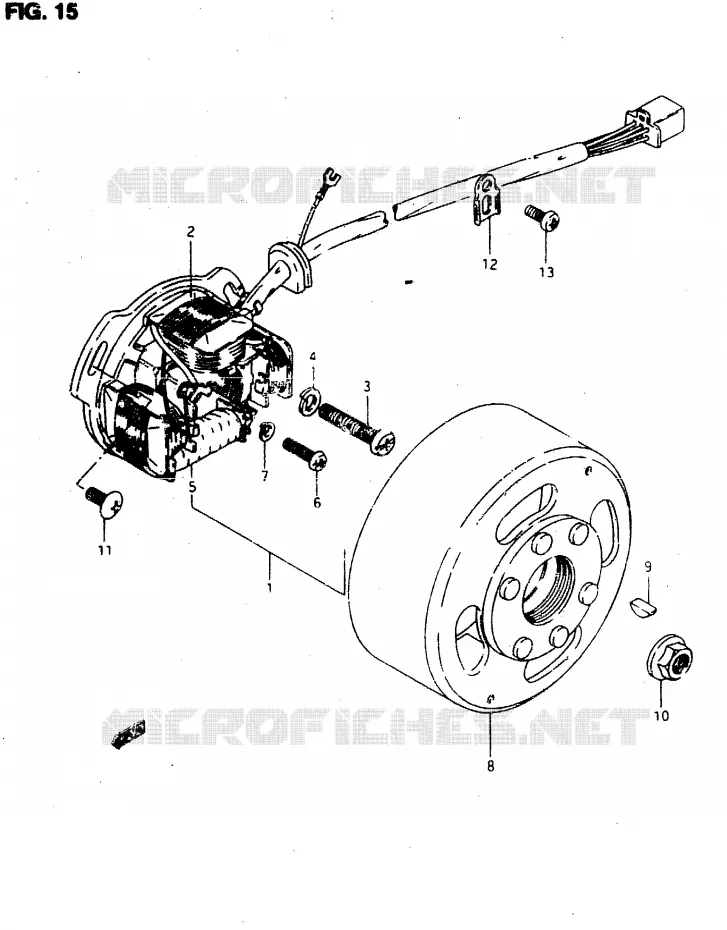 IGNITION Suzuki MOTO 50 RMX 1997  RMX50V(T/V)