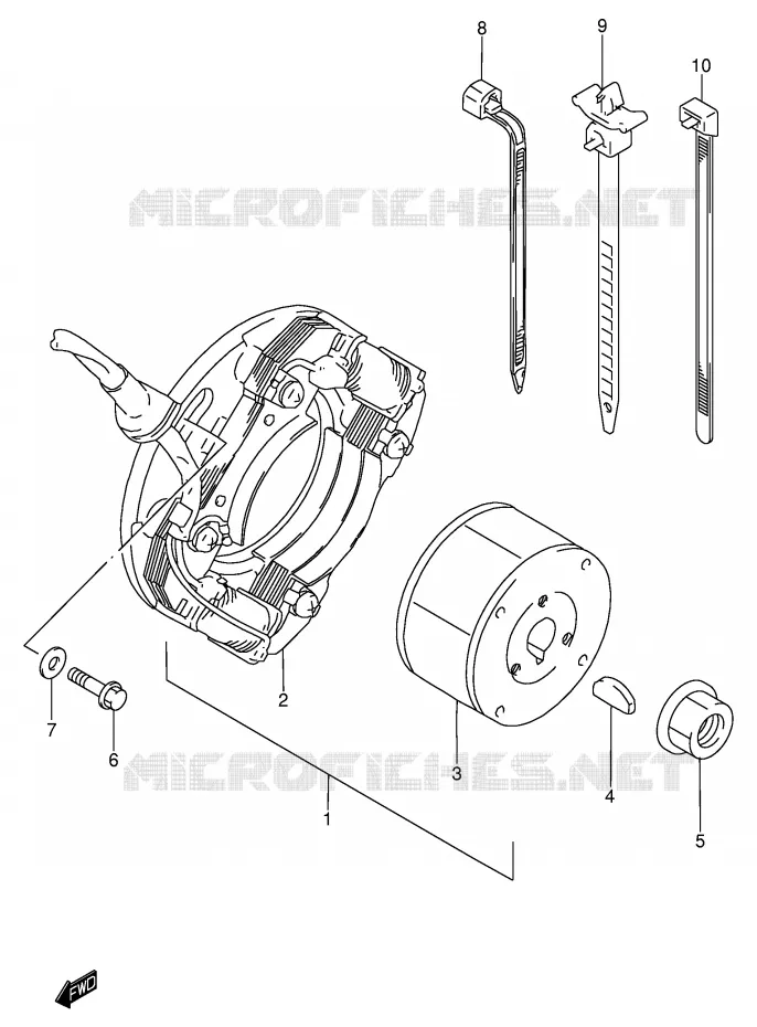 IGNITION Suzuki MOTO 85 RM 2005  RM85K5(P3/P28)