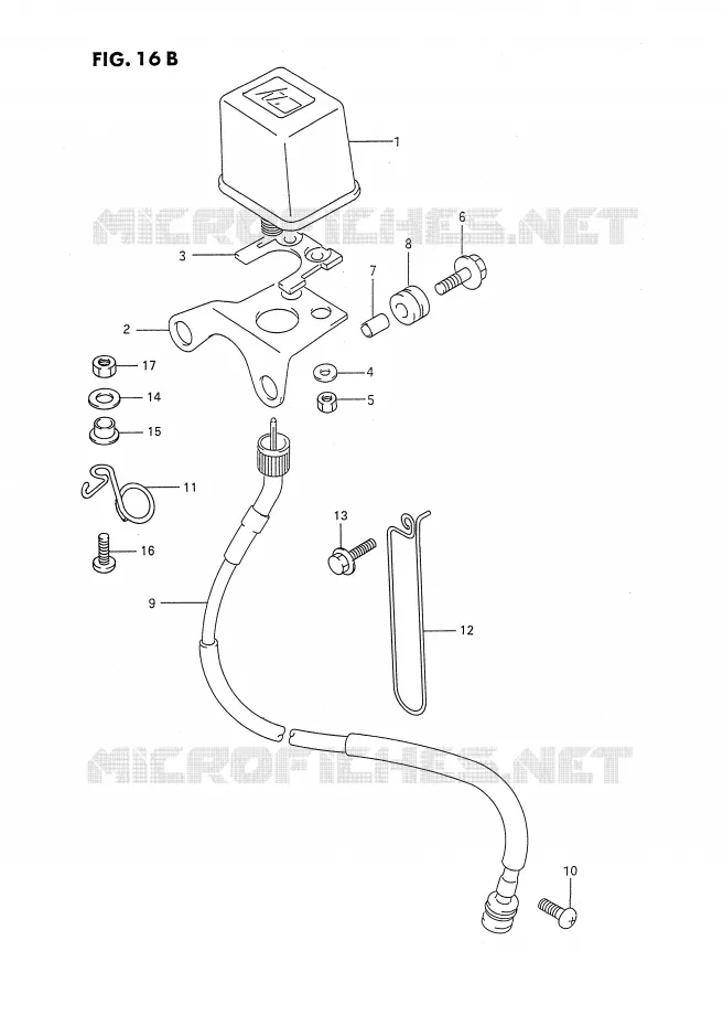 SPEEDOMETER (MODEL T) Suzuki MOTO 250 RMX 1993  RMX250P(E3)