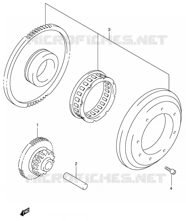 STARTER MOTOR CLUTCH Suzuki MOTO 650 SV 2004  SV650K4(E2)
