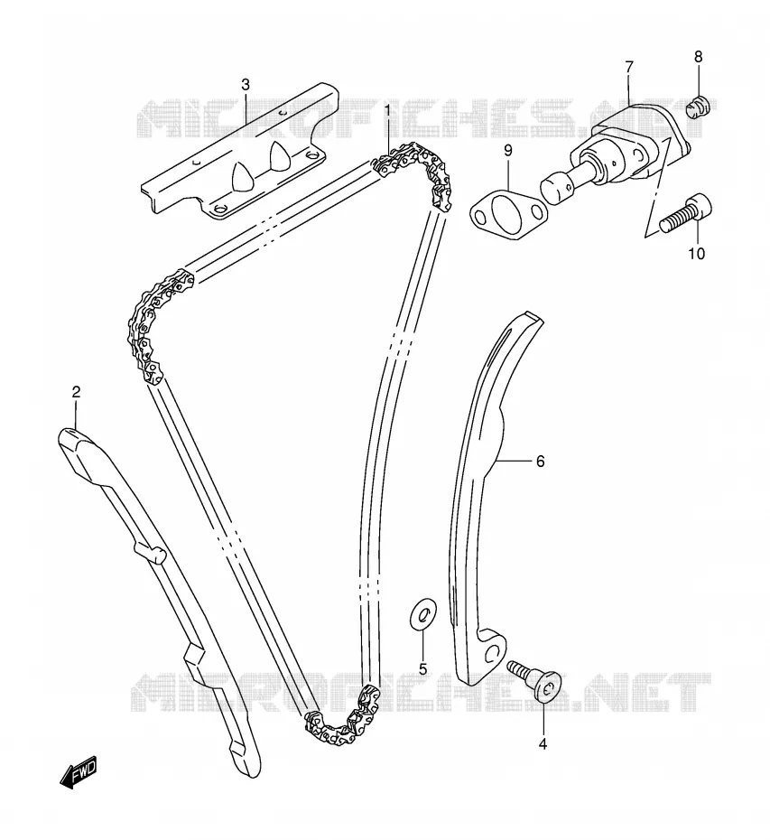 TIMING Suzuki MOTO 250 DR-Z 2002  DR-Z250K2(E3/E28)