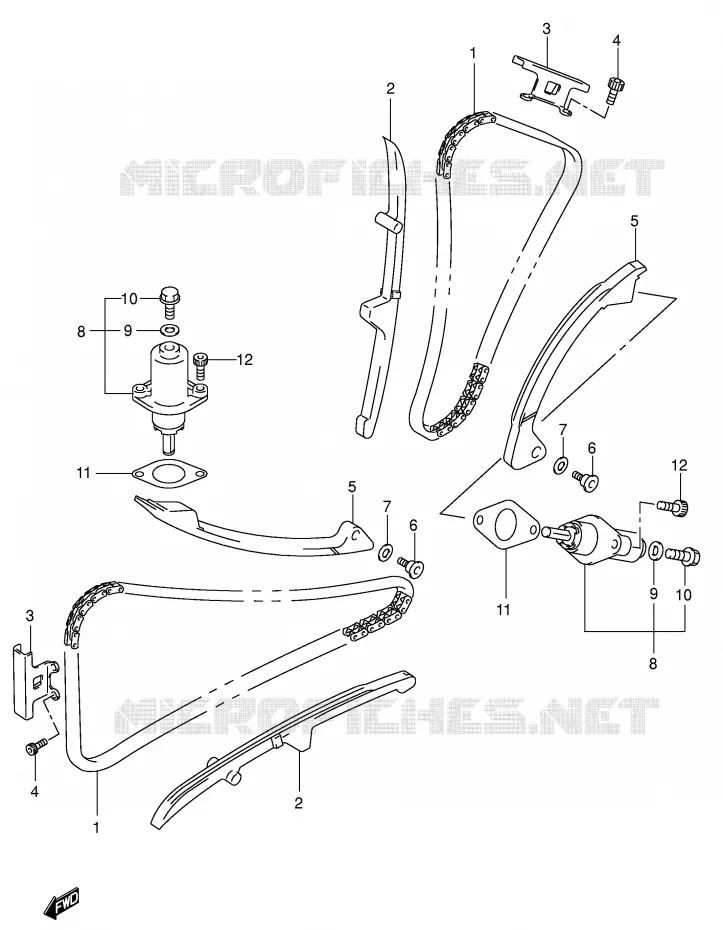 TIMING Suzuki MOTO 650 SV 2002  SV650K2(E2)
