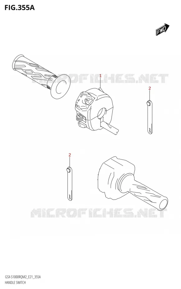 SWITCHES Suzuki MOTO 1000 GSX-S 2022  GSX-S1000RQ 2022 M2 (E21)