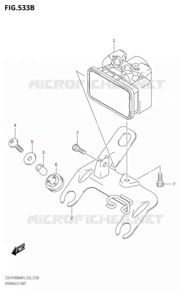 ABS SYSTEM (GSX-R1000RA,GSX-R1000RZA) Suzuki MOTO 1000 GSX-R 2023  GSX-R1000A / GSX-R1000RA / GSX-R1000RZA M3 (E24)