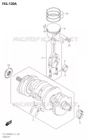 CRANKSHAFT for Suzuki GSX-S 1000 2023