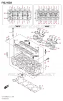 CYLINDER HEAD for Suzuki GSX-S 1000 2023