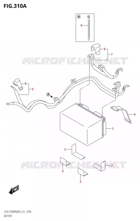 BATTERY Suzuki MOTO 1000 GSX-S 2023  GSX-S1000RQ M3
