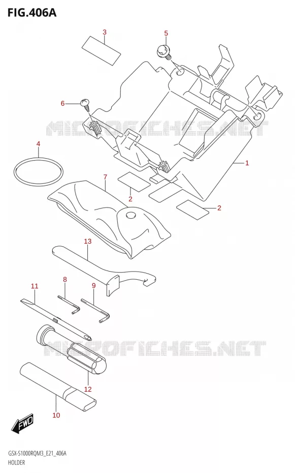 HOLDER Suzuki MOTO 1000 GSX-S 2023  GSX-S1000RQ M3