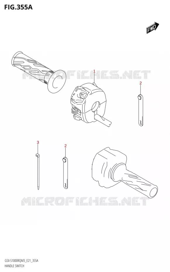 SWITCHES Suzuki MOTO 1000 GSX-S 2023  GSX-S1000RQ  M3 (E21)