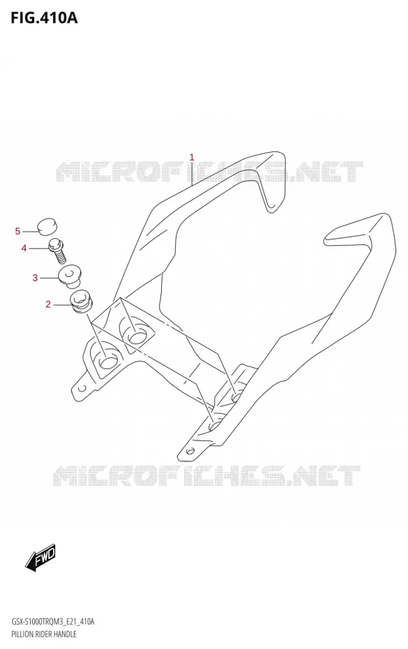 BACKREST Suzuki MOTO 1000 GSX-S 2023  GSX-S1000TRQ M3 (E21)