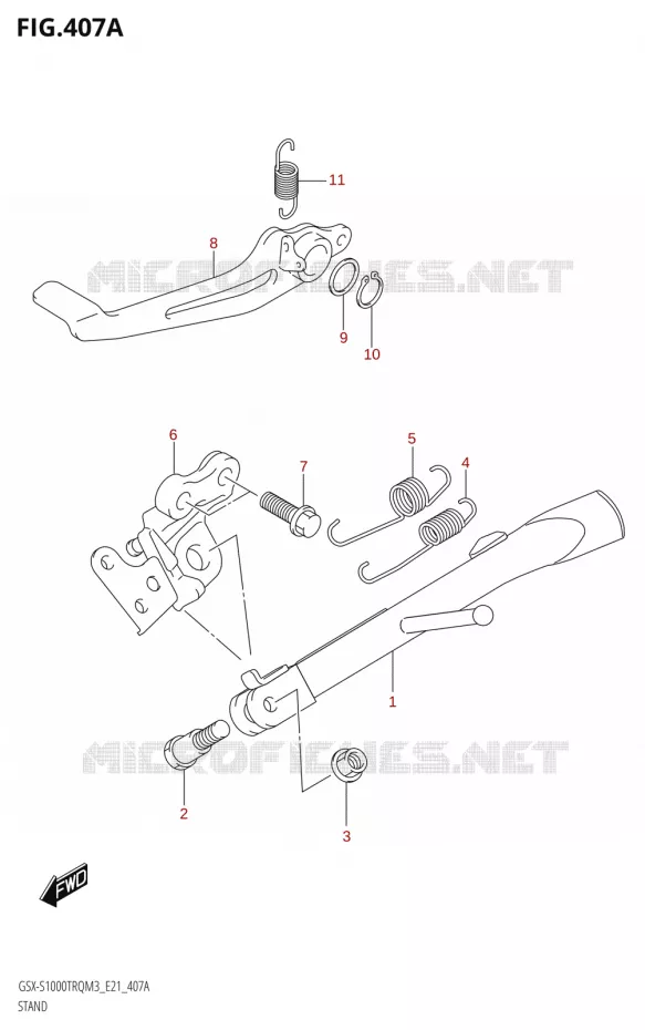 STAND Suzuki MOTO 1000 GSX-S 2023  GSX-S1000TRQ M3 (E21)