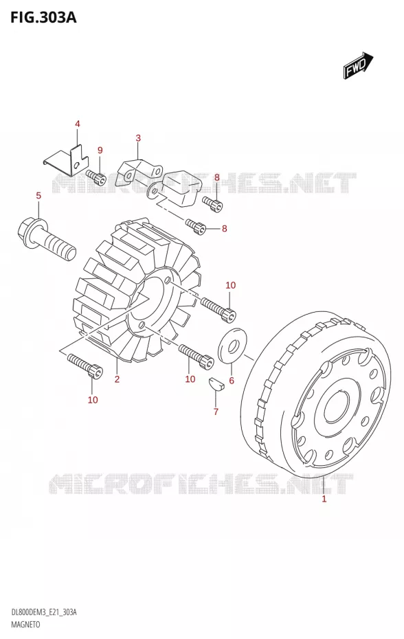 IGNITION Suzuki MOTO 800 V-STROM 2023  DL800DERC M3 (E21)