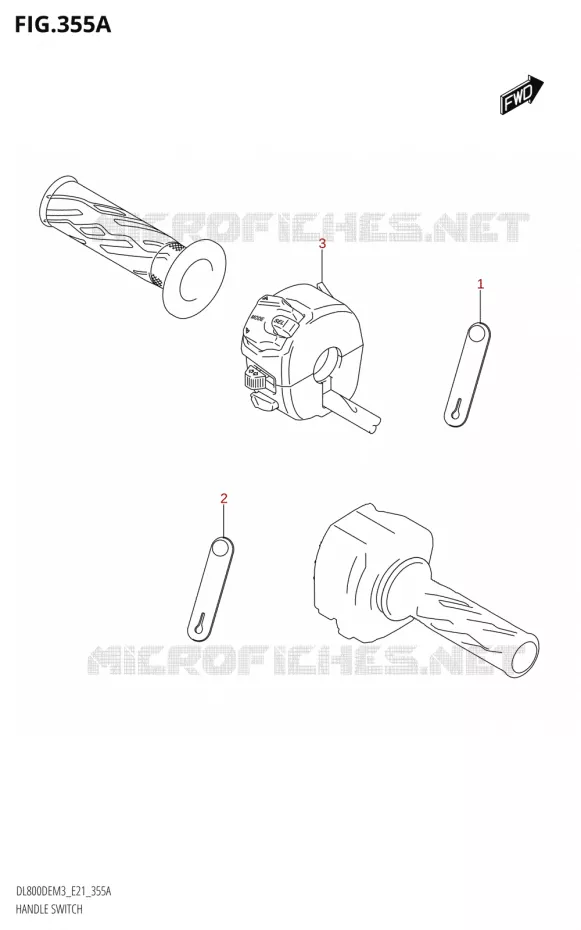 SWITCHES Suzuki MOTO 800 V-STROM 2023  DL800DERC M3 (E21)