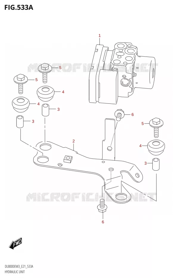ABS SYSTEM Suzuki MOTO 800 V-STROM 2023  DL800DEUC M3 (E21)