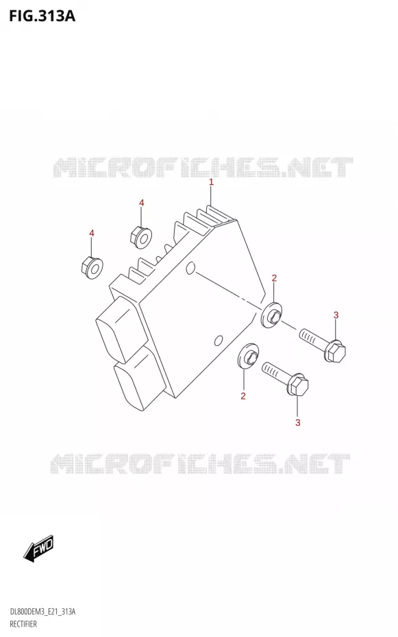 RECTIFIER Suzuki MOTO 800 V-STROM 2023  DL800DEUC M3 (E21)