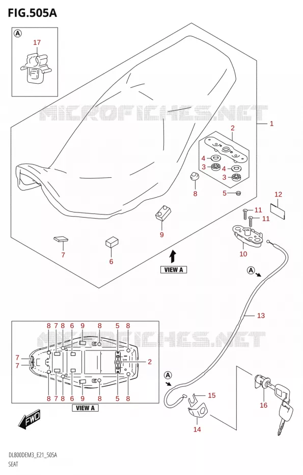 SEAT Suzuki MOTO 800 V-STROM 2023  DL800DEUC M3 (E21)