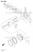 CRANKSHAFT for Suzuki V-STROM 1050 2023