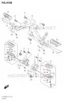 FOOTREST (DL1050RJ) for Suzuki V-STROM 1050 2023