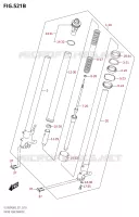 FRONT FORK (DL1050RJ) for Suzuki V-STROM 1050 2023