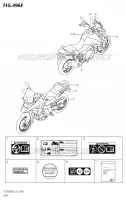 LABEL (DL1050RJ) for Suzuki V-STROM 1050 2023