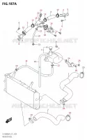 RADIATOR HOSE   EXPANSION TANK for Suzuki V-STROM 1050 2023