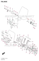 WINDSCREEN (DL1050RR) for Suzuki V-STROM 1050 2023