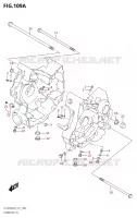 CRANKCASE (2) (DL1050RJ) for Suzuki V-STROM 1050 2023
