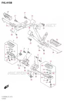 FOOTREST (DL1050RJ) for Suzuki V-STROM 1050 2023