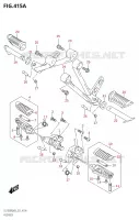 FOOTREST (DL1050RR) for Suzuki V-STROM 1050 2023