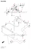 RADIATOR HOSE   EXPANSION TANK for Suzuki V-STROM 1050 2023
