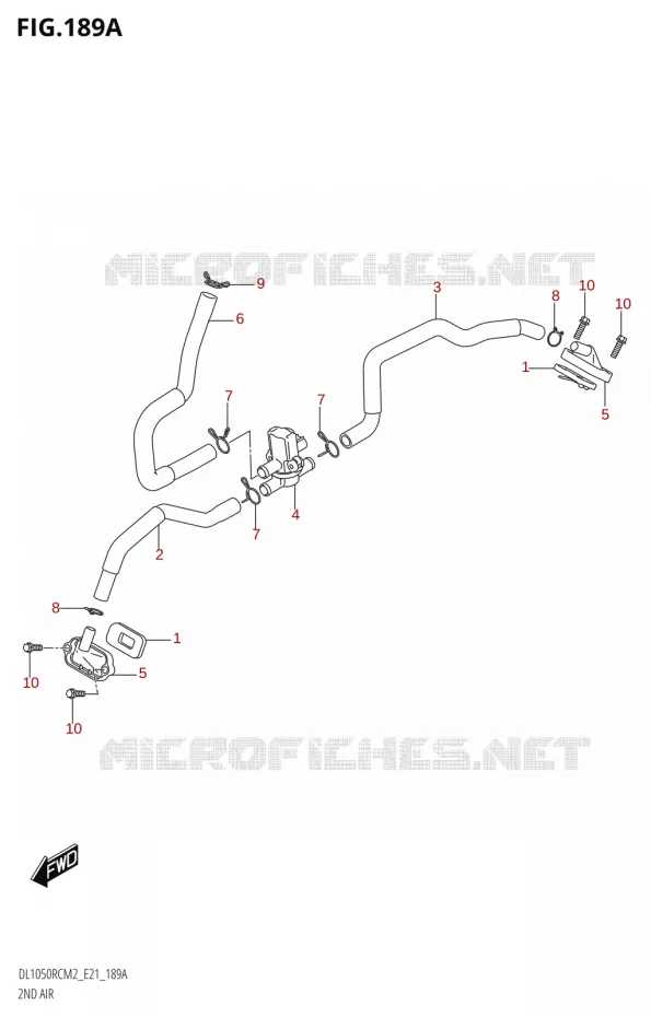 ANTI POLLUTION SYSTEM Suzuki MOTO 1050 V-STROM 2022  DL1050RC M2 (E21)