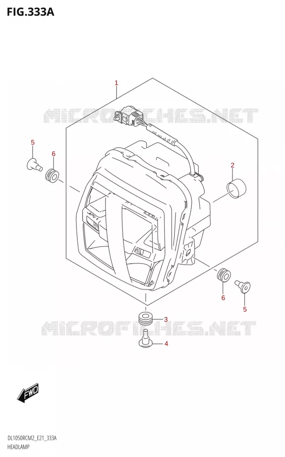 HEADLIGHT Suzuki MOTO 1050 V-STROM 2022  DL1050RC M2 (E21)