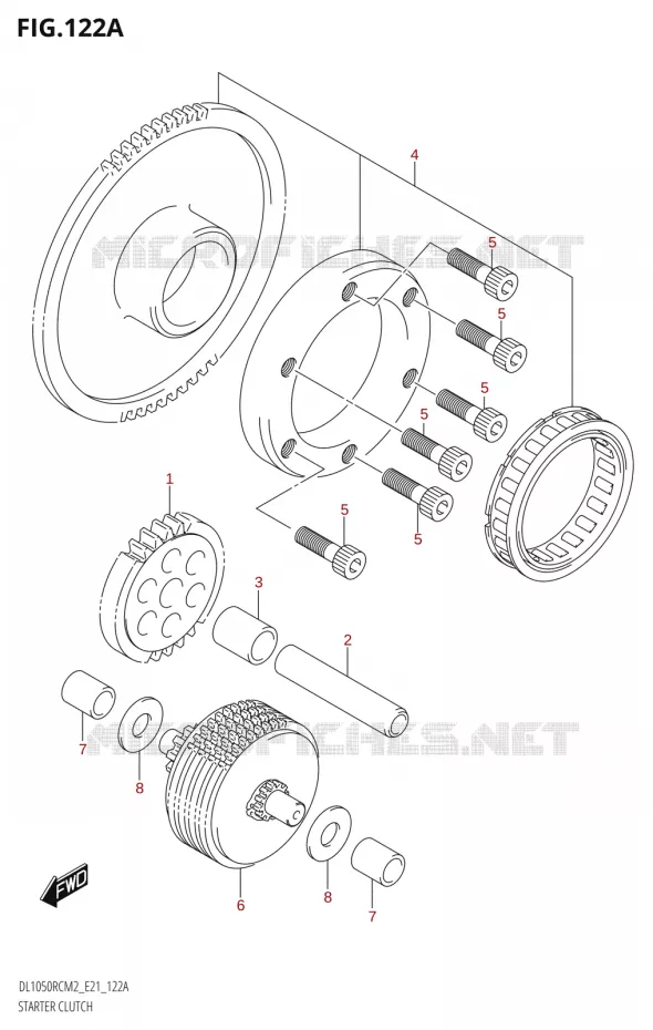 STARTER MOTOR CLUTCH Suzuki MOTO 1050 V-STROM 2022  DL1050RC M2 (E21)
