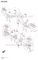 FOOTREST for Suzuki V-STROM 1050 2022