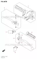 LEVERS   HANDGRIPS (DL1050RQ) for Suzuki V-STROM 1050 2022