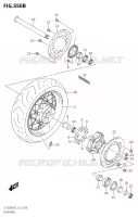 REAR WHEEL (DL1050RC) for Suzuki V-STROM 1050 2022