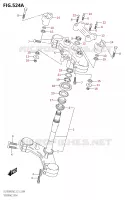 STEERING COLUMN for Suzuki V-STROM 1050 2022