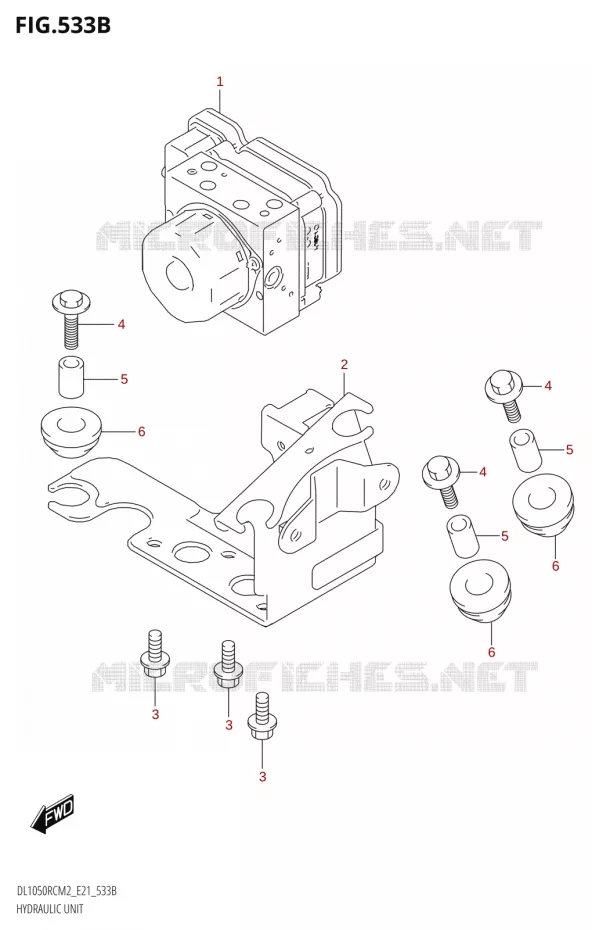 ABS SYSTEM (DL1050RC) Suzuki MOTO 1050 V-STROM 2022  DL1050RQ M2 (E21)