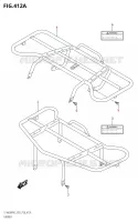 CARRIER (P03) for Suzuki KINGQUAD 400 2022