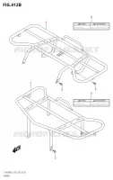 CARRIER (P28) for Suzuki KINGQUAD 400 2022
