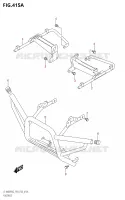 FOOTREST for Suzuki KINGQUAD 400 2022